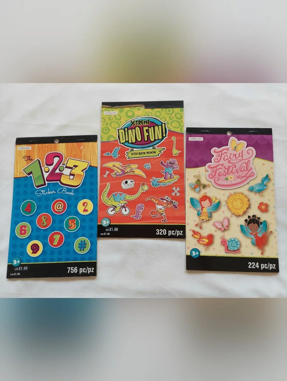NWT Stickers Bundle, 1776 Stickers, Fairy, Princess, Dinosaur, Animal, Mermaid